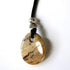 Pendentif "Joie" jaspe paysage Afrique A 35mm + cordon - La Boite à Cailloux
