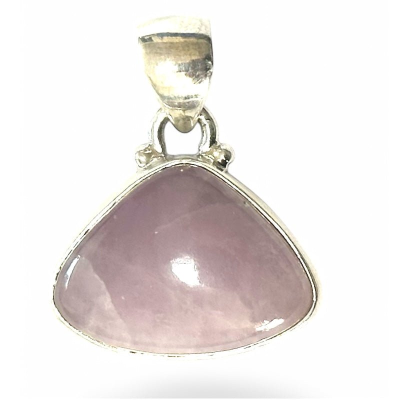 Pendentif kunzite Brésil AA argent 925 - La Boite à Cailloux