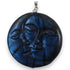 Pendentif labradorite bleue Madagascar AA+ (lune) - La Boite à Cailloux