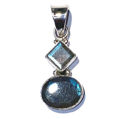 Labradorite pendant Madagascar AA silver 925