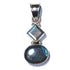 Pendentif labradorite Madagascar AA argent 925 - La Boite à Cailloux