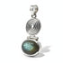Pendentif labradorite Madagascar AA argent 925 - La Boite à Cailloux