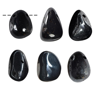 Magnetite pendant Brazil A (holey stone) + cord