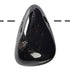 Pendentif magnétite Brésil A (pierre trouée) + cordon - La Boite à Cailloux