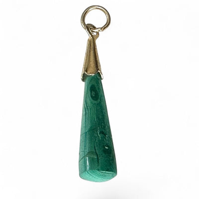 Congo AA malachite pendant (rolled stone)
