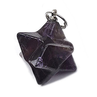 Amethyst Merkaba Pendant Brazil A