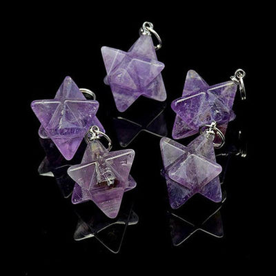 Amethyst Merkaba Pendant Brazil A