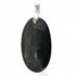 Pendentif obsidienne argentée Mexique AAA - La Boite à Cailloux