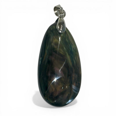 Colgante obsidiana mentogothol México AA+ acero inoxidable
