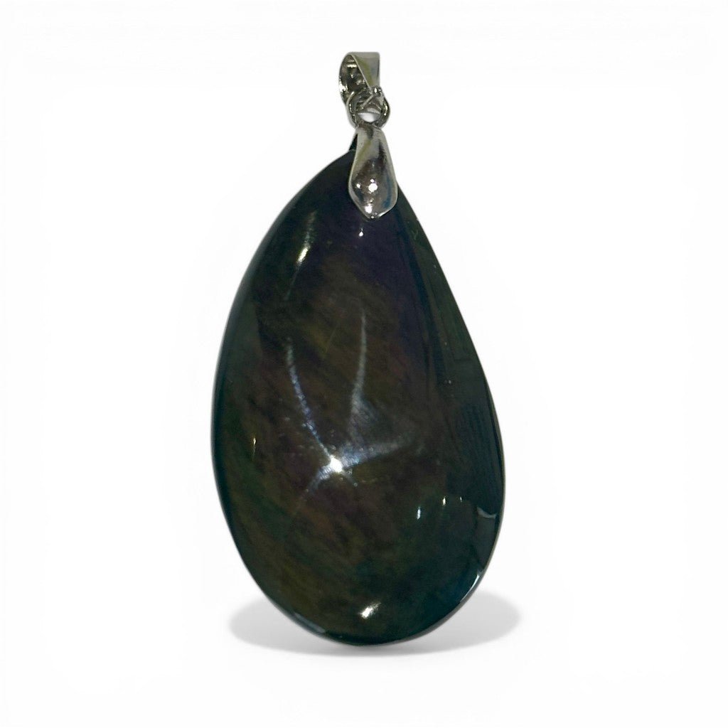 Pendentif obsidienne mentogochol Mexique AAA - La Boite à Cailloux