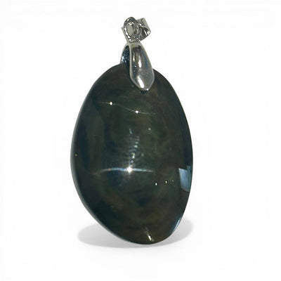 Colgante obsidiana mentogothol México AA+ acero inoxidable