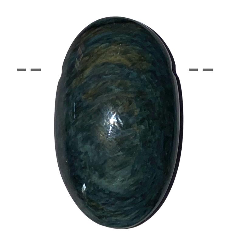 Pendentif obsidienne mentogotchol Mexique AAA pierre trouée + cordon - La Boite à Cailloux