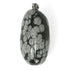 Pendentif obsidienne neige Mexique A (pierre roulée) - La Boite à Cailloux