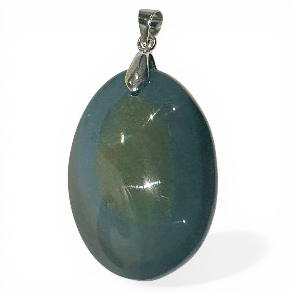 Pendentif obsidienne oeil céleste Mexique AAA - La Boite à Cailloux