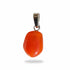 Pendentif opale de feu Mexique A boucle argent 925 - La Boite à Cailloux