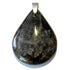 Pendentif pierre de lune noire Inde AA goutte 35 - 45mm - La Boite à Cailloux
