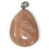 Pendentif pierre de lune rose orangée Inde A+ (pierre roulée) - La Boite à Cailloux