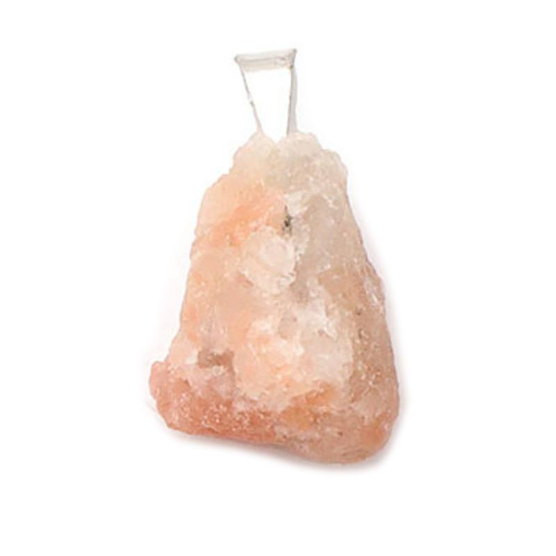 Pendentif pierre de soleil Inde A acier inoxydable (pierre brute) - La Boite à Cailloux