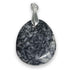 Pendentif pinolite Autriche A (pierre plate) - La Boite à Cailloux