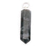 Pendentif pointe agate mousse Brésil A acier inoxydable - La Boite à Cailloux