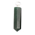 Pendentif pointe aventurine verte Brésil A acier inoxydable - La Boite à Cailloux