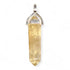 Pendentif pointe biterminée citrine naturelle Congo A - La Boite à Cailloux