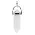 Pendentif pointe biterminée cristal de roche Brésil A - La Boite à Cailloux