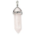 Pendentif pointe biterminée quartz rose Brésil A - La Boite à Cailloux