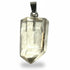 Pendentif pointe citrine naturelle Madagascar AA+ argent 925 - La Boite à Cailloux