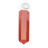Pendentif pointe cornaline Brésil A acier inoxydable - La Boite à Cailloux