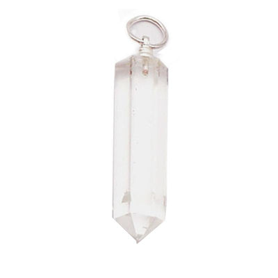 Colgante de punta de cristal de roca brasileño A
