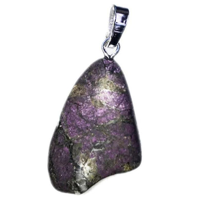 Pendentif purpurite Afrique du Sud A boucle argent 925 - La Boite à Cailloux