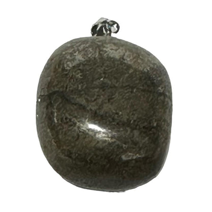 Pendentif pyrite Pérou AA (pierre roulée) - La Boite à Cailloux