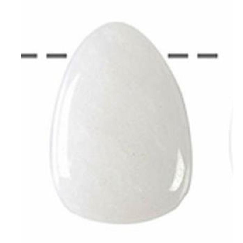 Pendentif quartz neige Brésil A (pierre trouée) + cordon - La Boite à Cailloux