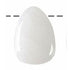 Pendentif quartz neige Brésil A (pierre trouée) + cordon - La Boite à Cailloux