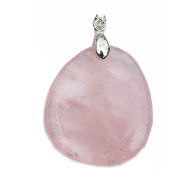 Pendentif quartz rose Brésil A (pierre plate)