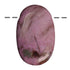 Pendentif rhodonite ovale Australie A (pierre trouée) + cordon - La Boite à Cailloux