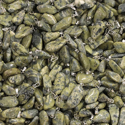 Pendentif serpentine Etats-Unis AB (pierre roulée)