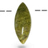 Pendentif serpentine Pérou AA marquise (pierre trouée) + cordon - La Boite à Cailloux