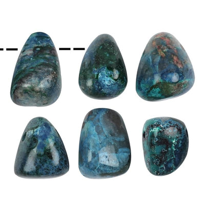 Pendentif shattuckite Nambie AA (pierre trouée) + cordon