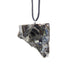 Pendentif shungite brute cristallisée (environ 5g) + cordon - La Boite à Cailloux