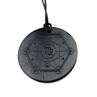 Shungite pendant zodiac sign "Scorpio"