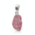 Pendentif spinelle rouge Sri Lanka A boucle argent 925 - La Boite à Cailloux