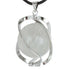 Pendentif spirale avec boule de 20mm de cristal de roche Brésil A - La Boite à Cailloux