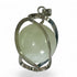 Pendentif spirale avec boule de 20mm de jade de Chine A - La Boite à Cailloux