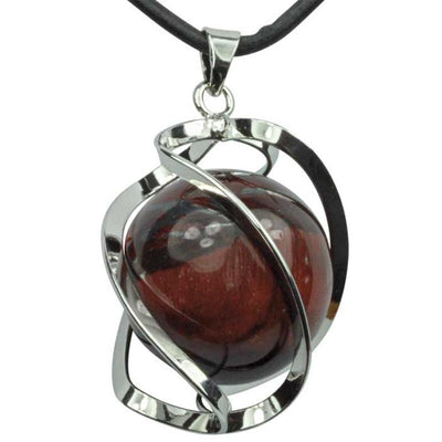 Colgante espiral con bola ojo de buey de 20 mm Sudáfrica A