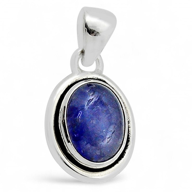 Pendentif tanzanite AA argent 925 - La Boite à Cailloux