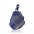 Pendentif tanzanite brute boucle argent 925 - La Boite à Cailloux
