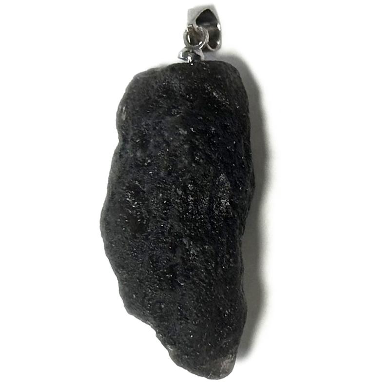 Pendentif tectite brute Thaïlande A - La Boite à Cailloux