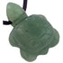Pendentif tortue 25mm aventurine verte Brésil A - La Boite à Cailloux